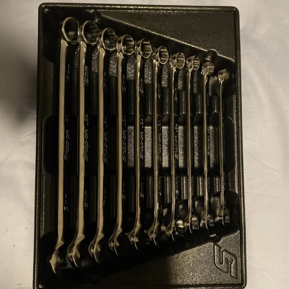 Snap On 12 Point Combination Metric Wrench Set New 10mm-19mm